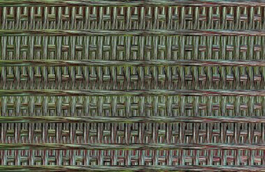 Geometrik fayanslı rengarenk deseni ve güzel renkleri olan soyut tasarım. 