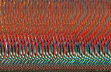 Kapak tasarımı, renkli gradyan, gelecek geometrik desen