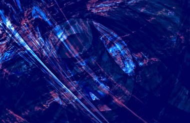 Soyut Mavi Arkaplan, desen desen çizgileri hareket halinde