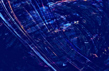 Soyut Mavi Arkaplan, desen desen çizgileri hareket halinde