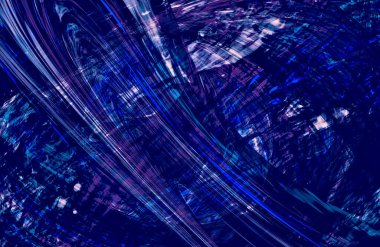 Soyut Mavi Arkaplan, desen desen çizgileri hareket halinde