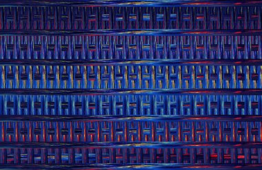 Geometrik kaplamalı güzel renklere sahip Soyut Tasarım, Yaratıcılık Arkaplanı