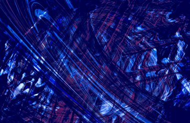 Soyut Mavi Arkaplan, desen desen çizgileri hareket halinde