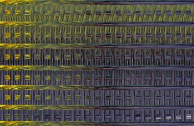 Geometrik fayanslı rengarenk deseni ve güzel renkleri olan soyut tasarım. 