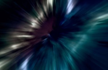 Hızlanma hareketi, ışık ve çizgiler koyu arkaplan üzerinde hızla hareket ediyor