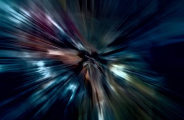 soyut ışık hareketi, koyu arkaplan, uzay broşürünü kopyala