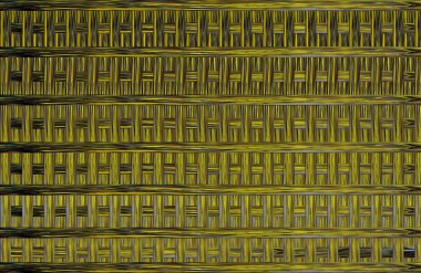 Geometrik fayanslı rengarenk deseni ve güzel renkleri olan soyut tasarım. 