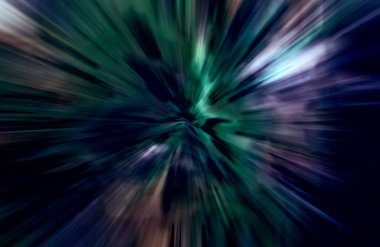 Hızlanma hareketi, ışık ve çizgiler koyu arkaplan üzerinde hızla hareket ediyor