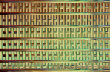 Geometrik kaplamalı güzel renklere sahip Soyut Tasarım, Yaratıcılık Arkaplanı