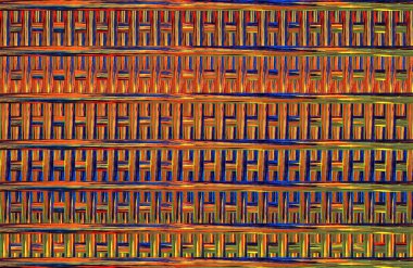 Geometrik kaplamalı güzel renklere sahip Soyut Tasarım, Yaratıcılık Arkaplanı