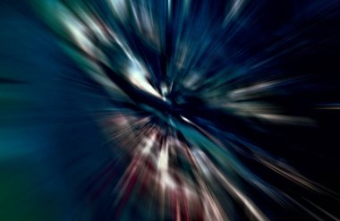 soyut ışık hareketi, koyu arkaplan, uzay broşürünü kopyala