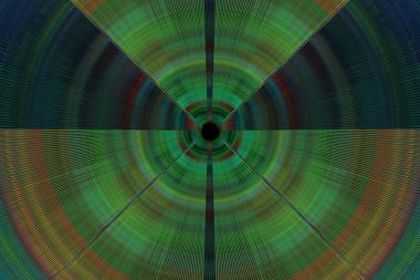 Çizgileri ve soyut arkaplanı olan renkli geometrik desen