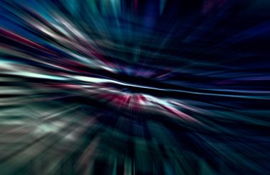 soyut ışık hareketi, koyu arkaplan, uzay broşürünü kopyala