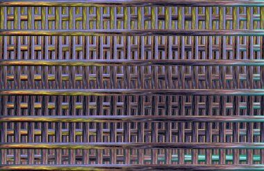 Geometrik kaplamalı güzel renklere sahip Soyut Tasarım, Yaratıcılık Arkaplanı