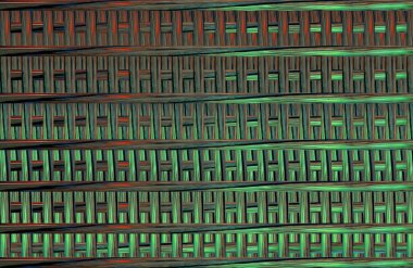 Geometrik kaplamalı güzel renklere sahip Soyut Tasarım, Yaratıcılık Arkaplanı