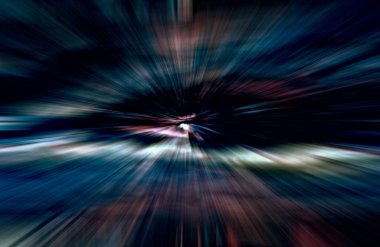 soyut ışık hareketi, koyu arkaplan, uzay broşürünü kopyala