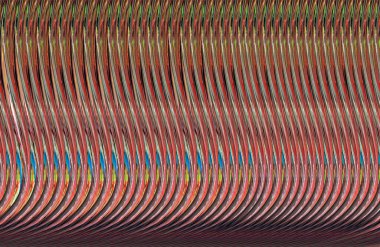 Kapak tasarımı, renkli gradyan, gelecek geometrik desen