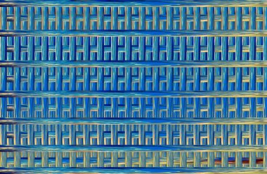 Geometrik kaplamalı güzel renklere sahip Soyut Tasarım, Yaratıcılık Arkaplanı