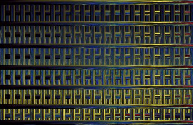 Geometrik kaplamalı güzel renklere sahip Soyut Tasarım, Yaratıcılık Arkaplanı