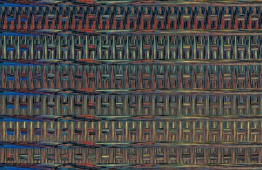 Geometrik kaplamalı güzel renklere sahip Soyut Tasarım, Yaratıcılık Arkaplanı