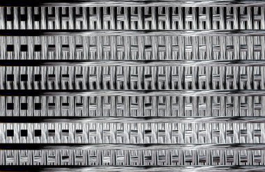 Geometrik fayanslı rengarenk deseni ve güzel renkleri olan soyut tasarım. 