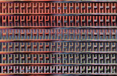 Geometrik kaplamalı güzel renklere sahip Soyut Tasarım, Yaratıcılık Arkaplanı