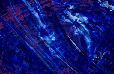 Soyut Mavi Arkaplan, desen desen çizgileri hareket halinde