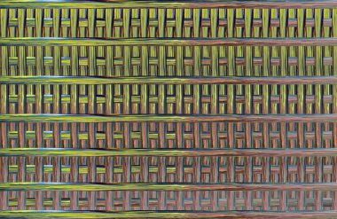 Geometrik kaplamalı güzel renklere sahip Soyut Tasarım, Yaratıcılık Arkaplanı