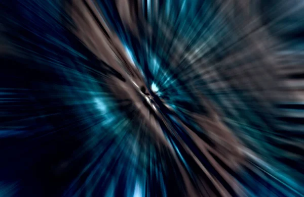 Acceleration Speed Motion Light Stripes Moving Fast Dark Background — Stock Photo, Image