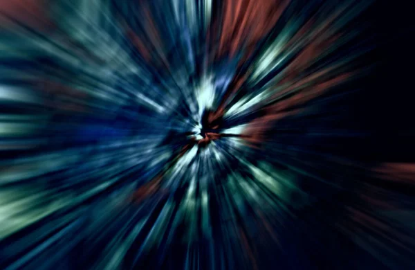 Acceleration Speed Motion Light Stripes Moving Fast Dark Background — Stock Photo, Image