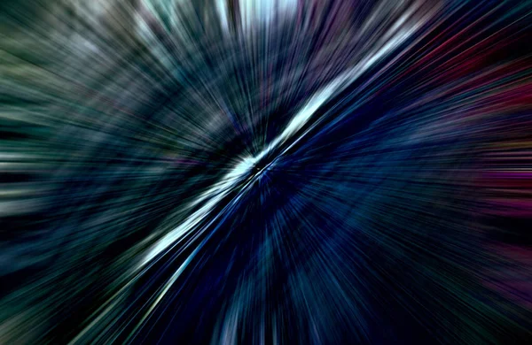 Ταχύτητα Επιτάχυνσης Κίνησης Φως Και Ρίγες Που Κινούνται Γρήγορα Σκοτεινό — Φωτογραφία Αρχείου