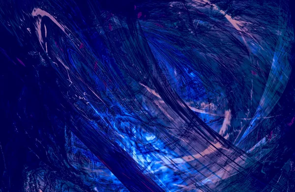 Funda Fondo Pantalla Azul Abstracta Rayas Patrón Textura Movimiento Espacio —  Fotos de Stock