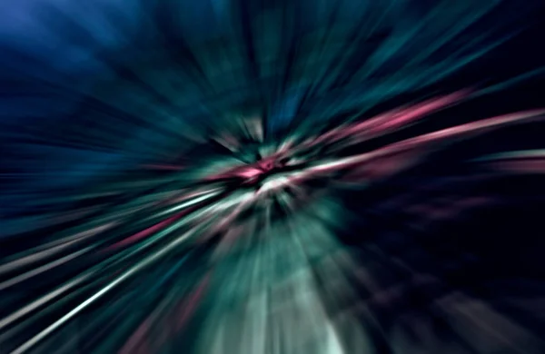 Acceleration Speed Motion Light Stripes Moving Fast Dark Background — Stock Photo, Image