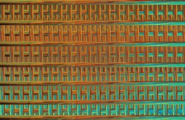 Geometrik kaplamalı güzel renklere sahip Soyut Tasarım, Yaratıcılık Arkaplanı