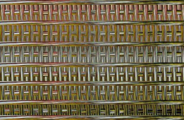 Geometrik kaplamalı güzel renklere sahip Soyut Tasarım, Yaratıcılık Arkaplanı