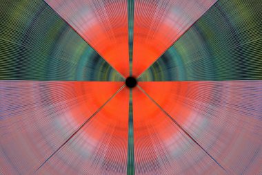 Çizgileri ve soyut arkaplanı olan renkli geometrik desen