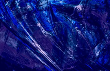 Soyut Mavi duvar kağıdı kapağı, hareket halindeki desen çizgileri, boşluğu kopyala 