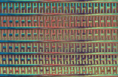 Geometrik kaplamalı güzel renklere sahip Soyut Tasarım, Yaratıcılık Arkaplanı