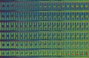 Geometrik kaplamalı güzel renklere sahip Soyut Tasarım, Yaratıcılık Arkaplanı