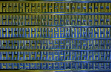 Geometrik kaplamalı güzel renklere sahip Soyut Tasarım, Yaratıcılık Arkaplanı