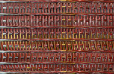 Geometrik kaplamalı güzel renklere sahip Soyut Tasarım, Yaratıcılık Arkaplanı