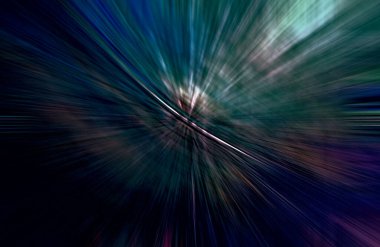 soyut ışık hareketi, koyu arkaplan, uzay broşürünü kopyala