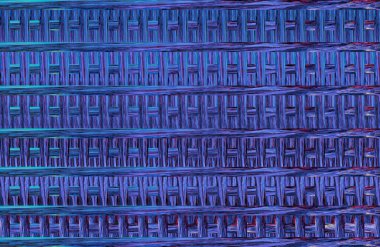 Geometrik fayanslı rengarenk deseni ve güzel renkleri olan soyut tasarım. 