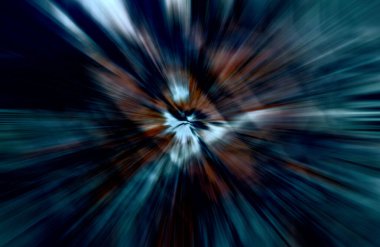 Hızlanma hareketi, ışık ve çizgiler koyu arkaplan üzerinde hızla hareket ediyor