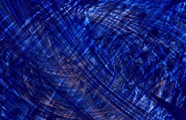 Soyut Mavi duvar kağıdı kapağı, hareket halindeki desen çizgileri, boşluğu kopyala 