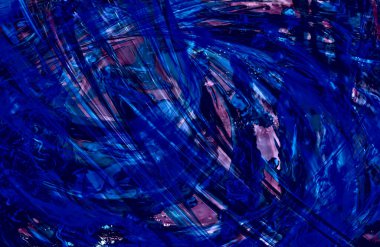 Soyut Mavi duvar kağıdı kapağı, hareket halindeki desen çizgileri, boşluğu kopyala 