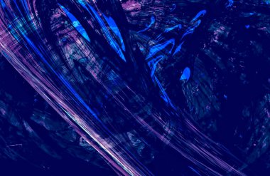 Soyut Mavi duvar kağıdı kapağı, hareket halindeki desen çizgileri, boşluğu kopyala 