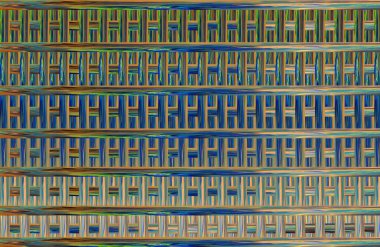 Geometrik kaplamalı güzel renklere sahip Soyut Tasarım, Yaratıcılık Arkaplanı