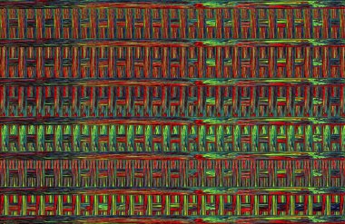 Geometrik kaplamalı güzel renklere sahip Soyut Tasarım, Yaratıcılık Arkaplanı