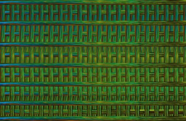 Geometrik kaplamalı güzel renklere sahip Soyut Tasarım, Yaratıcılık Arkaplanı